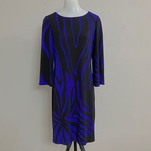Muse Long Sleeve Sheath Dress Size Medium